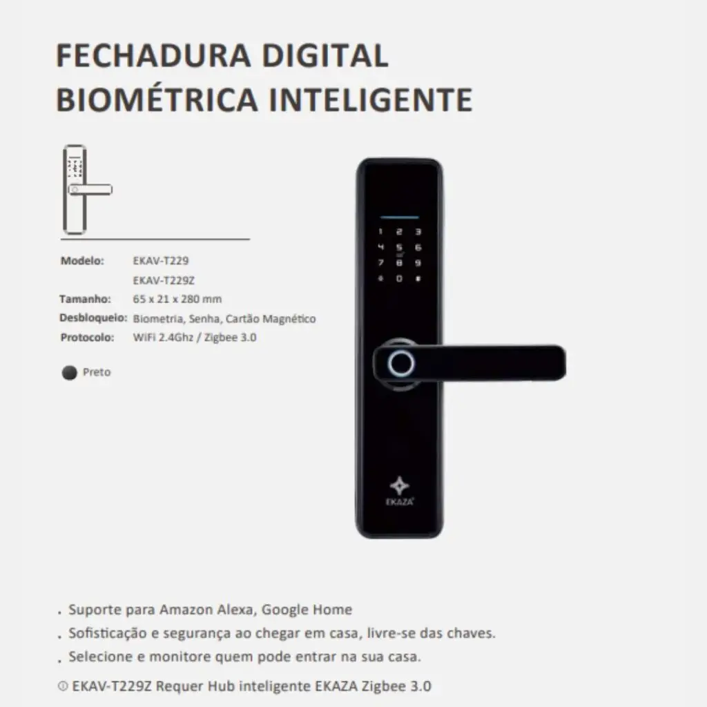 Fechadura biométrica