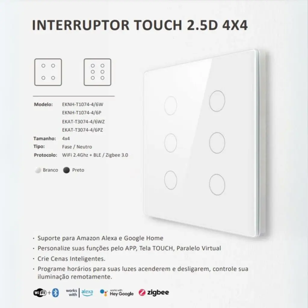 Interruptor inteligente 4x4